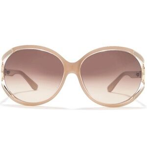 SALVATORE FERRAGAMO
Beige Round Ladies Sunglasses